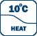 Режим поддержания +10 °С в режиме обогрева в внутреннем блоке General AGHG14LVCA