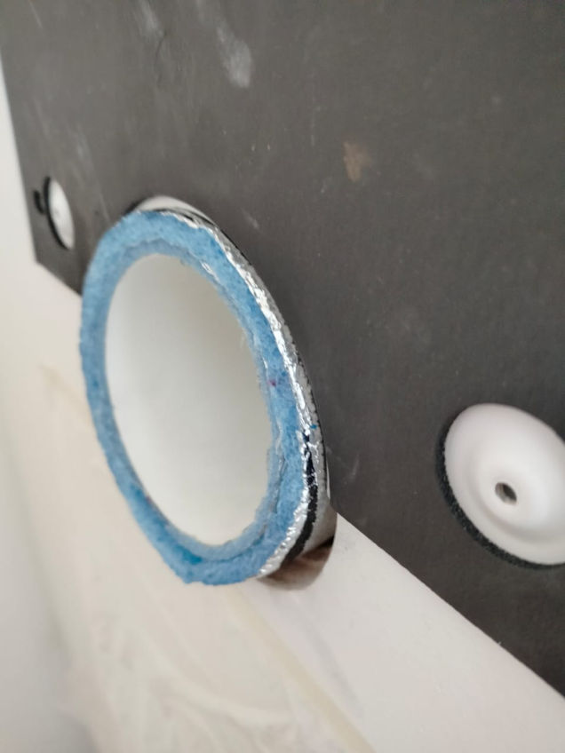 Подрезка воздуховода после установки